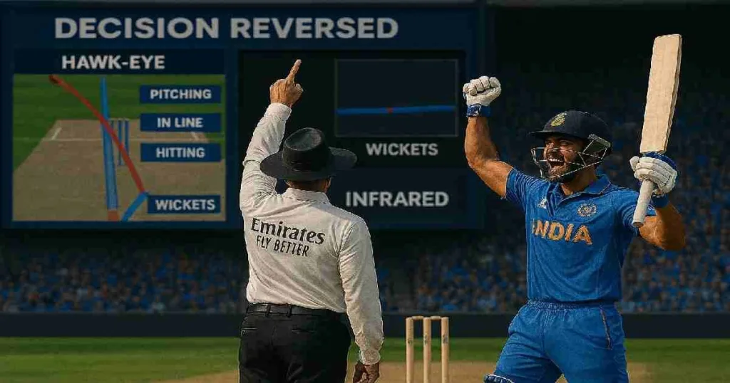 क्रिकेट में DRS के फायदे - गलत फैसलों को सुधारने और पारदर्शिता बढ़ाने के लिए