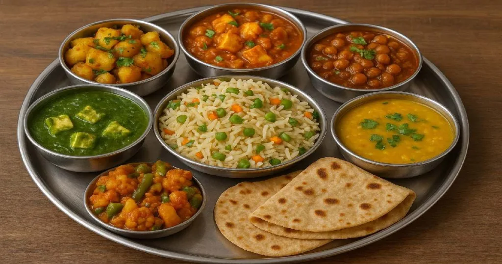 शाकाहारी प्लेट में प्रोटीन (Vegetarian protein plate)