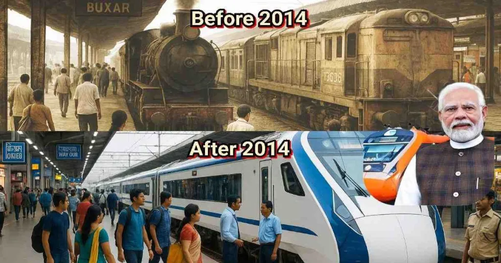 wp-bhartiya-railway-ka-itihas.webp भारतीय रेलवे का इतिहास – पुराने कोयला इंजन से वंदे भारत तक