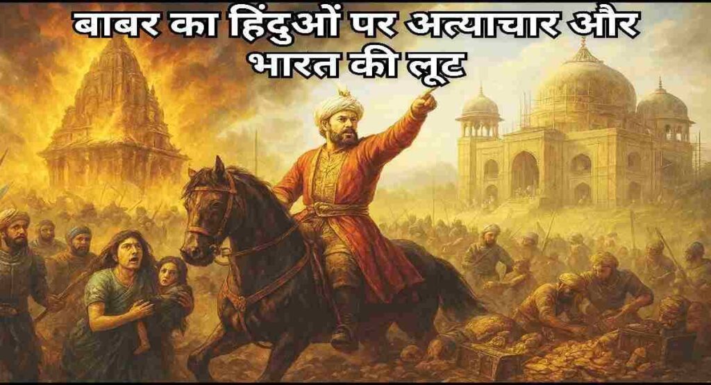 बाबर के भारत में अत्याचार और बाबरी मस्जिद का निर्माण